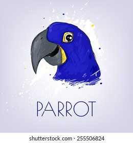 Hilarious parrot.