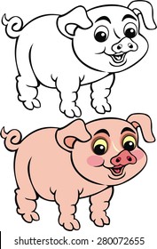 hilarious pig cartoon