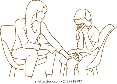 hildren need help upset little boy crying in psychologist s office unable to control emotions