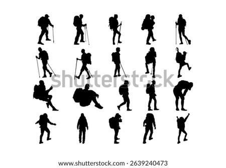 Hilker Silhouette Design Element Set