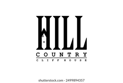 hill and home logo design