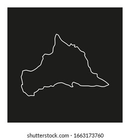 hill lake region of in country of uruguay