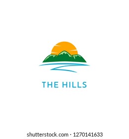 Hill Logo Design Template Stock Vector (Royalty Free) 1270141633 ...