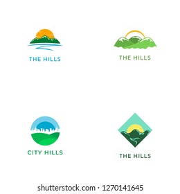 Hill Logo Design Template Stock Vector (Royalty Free) 1270141645 ...