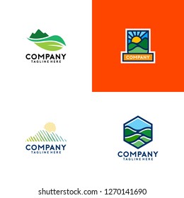 Hill Logo Design Template