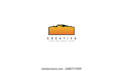 Hill Logo design vector illustration.
