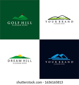 Hill Logo Template Stock Image