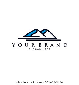 Hill Logo Template Stock Image