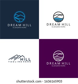 Hill Logo Template Stock Image