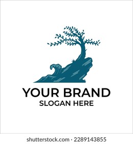 hill for real estate company template logo premium