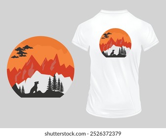 Hill T-Shirt Design,Halloween T-Shirt Design,Cool T-Shirt Design