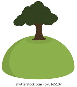 Hill - Vector Illustration
