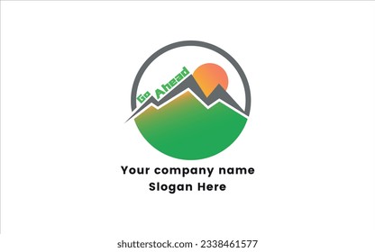 Hills Climbing Up Logo Design