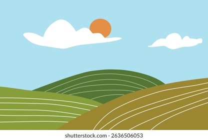 Hills landscapes illustration vector design flat  (20250603035604).jpg
