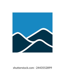 Hills or Mountain Logo Stock Vector