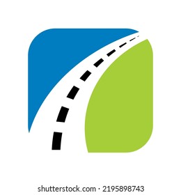 colinas y caminos sencillos y modernos