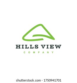 Plantillas vectoriales de Hills View Natural