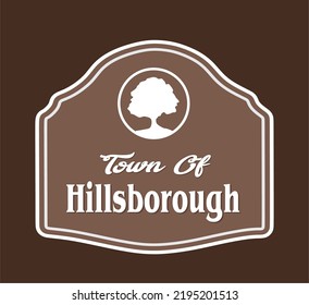 Hillsborough California With Brown Background 