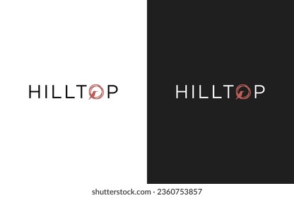 Hilltop Logo Design Template Element