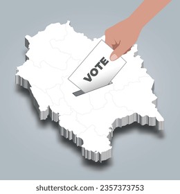 Elecciones en Himachal Pradesh, votando por Himachal, estado de India