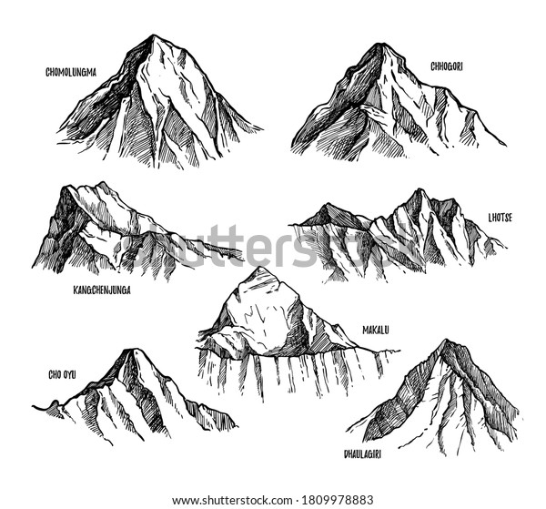 日本初の 油絵 油彩 雪山 マウンテン 森 河 川 エベレスト 絶景