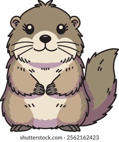 Himalayan marmot hand drawn design art which can be used for your stuff
