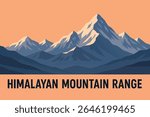 The Himalayan Mountain Range offers some of the most breathtaking views in the world, with towering snow-capped peaks and vast landscapes stretching across the horizon