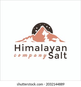 Himalayan Salt Pink Logo Vector Image
