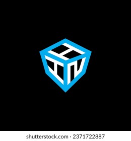 HIN letter logo vector design, HIN simple and modern logo. HIN luxurious alphabet design  