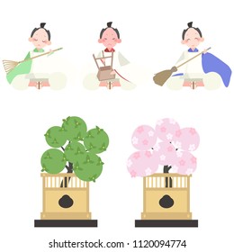 Hina dolls set