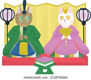 Hinamatsuri Cat-Inner back and chicks