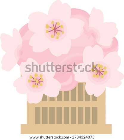 Hinamatsuri decorative items vector illustration