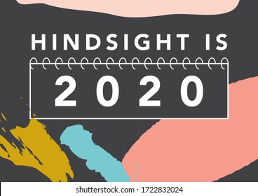 Hindsight is 2020 Pandemic Quote Saying Graphic