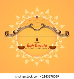 Hindu cultural festival Ram Navami celebration background