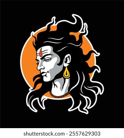 Hindu God Lord Shiva Vector Art