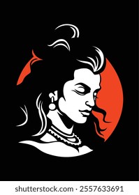 Hindu God Lord Shiva Vector Art