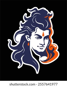 Hindu God Lord Shiva Vector Art