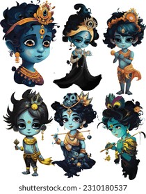 Hindu god shree krishna images