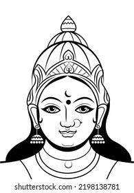 Hindu Indian goddess  Diwali Kali Pooja