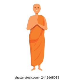 Hindu kid icon cartoon vector. Religion ceremony festival. Education praying