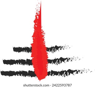 Hindu Line Art Icon Vector Stock Photo