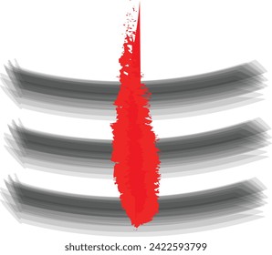 Hindu Line Art Icon Vektorgrafik Stockfoto