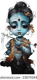 Hindu lord little krishna images