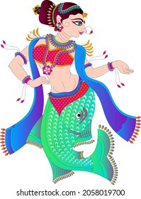 Hindu mythological female creature