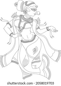 Hindu mythological female creature