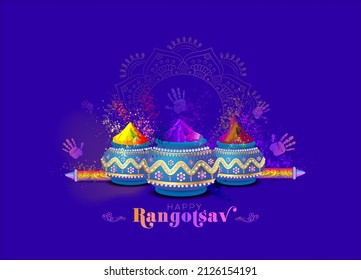 Hindu Religion Holi festival background