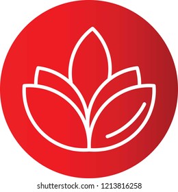 hindu sign Gradient Vector Icon