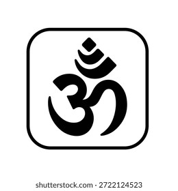 Hindu Symbol Vector icon which can easily modify or edit
