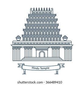 Hindu Temple Stock Vectors, Images & Vector Art | Shutterstock