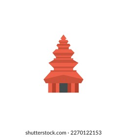 vector de ilustración de templo hindú